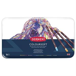 Derwent Coloursoft 36 Pencil Tin